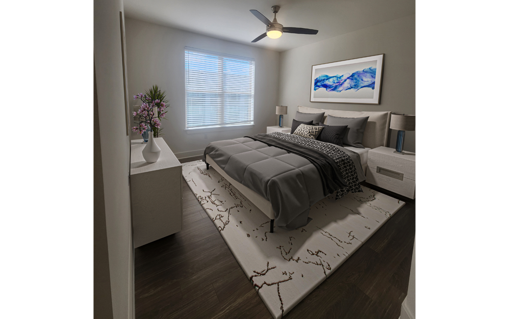 Oasis - 2 bedroom floorplan layout with 2 bathrooms and 1305 square feet (Bedroom)